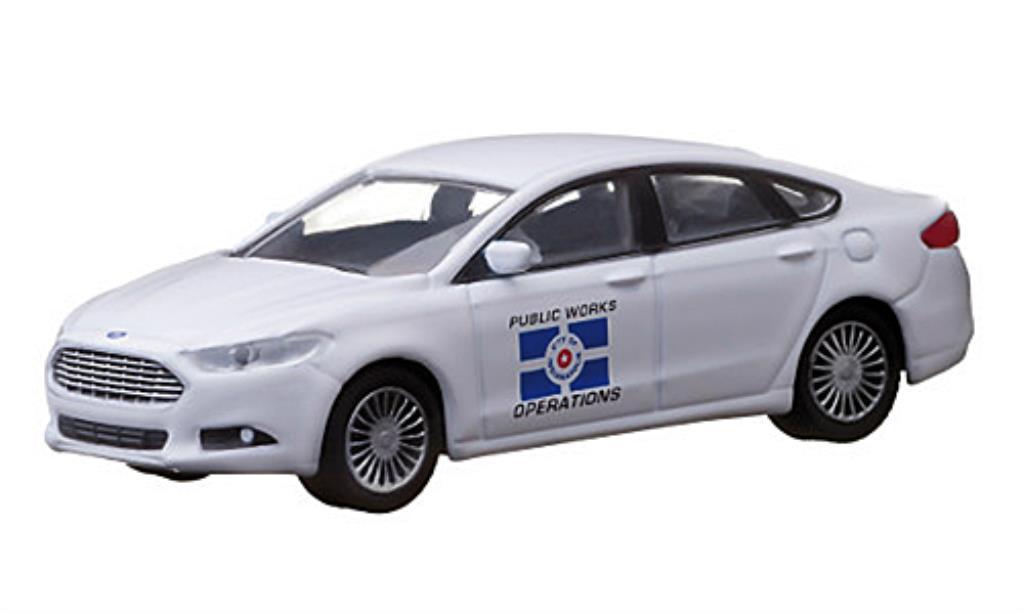 Ford Fusion 1/64 Greenlight Indianapolis Public Work Operations 2013 modellino in miniatura