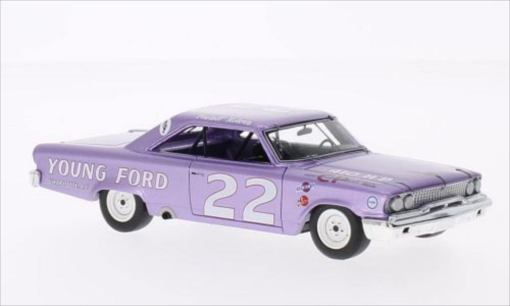 Ford Galaxy 1/43 Spark No.22 Darlington 1963 modellino in miniatura