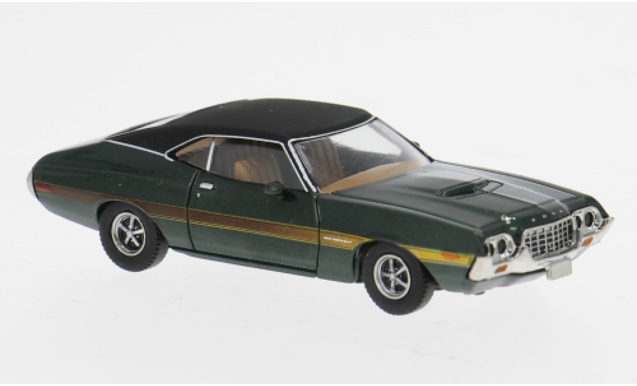 Ford Gran Torino 1/87 Brekina Sport gr&Atilde;&frac14;n/schwarz 1969 1:87 modellini auto