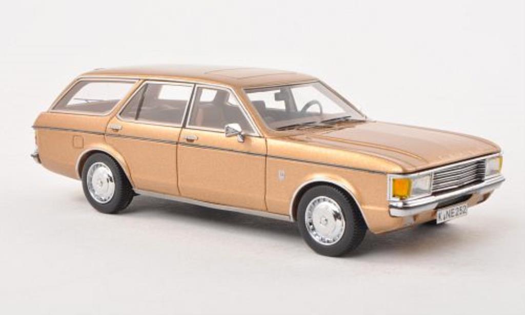 Ford Granada 1/43 Neo MK I Turnier beige 1972 modellino in miniatura