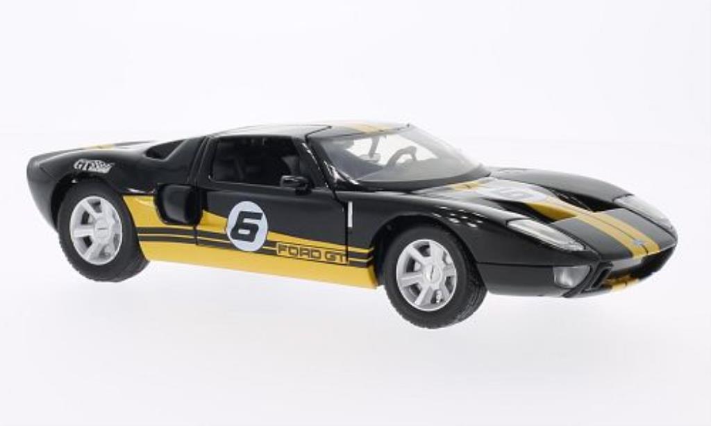 Ford GT 1/24 Motormax Concept No.6 nero/giallo modellino in miniatura