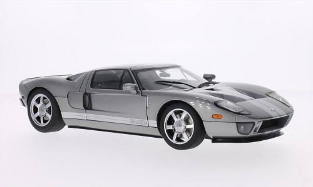 Ford GT 1/18 Autoart metallico grigio/grigio 2004 modellino in miniatura