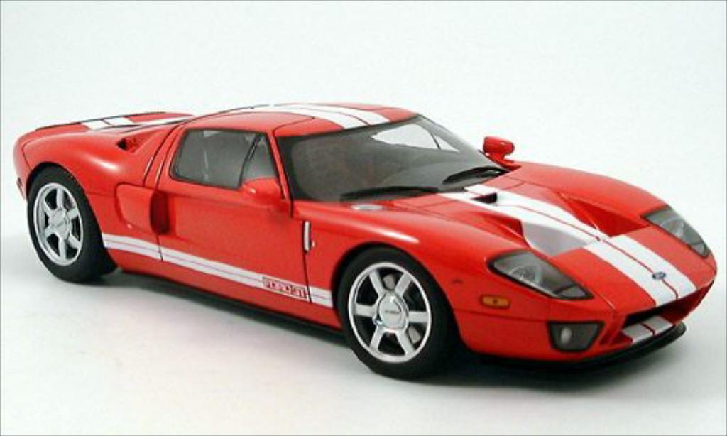 Ford GT 1/18 Autoart rosso 2004 modellino in miniatura
