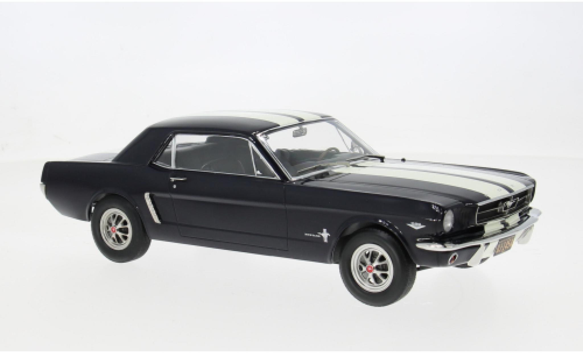 Ford Mustang 1/18 Norev Coupe blu/bianco 1966 1:18 modellini auto