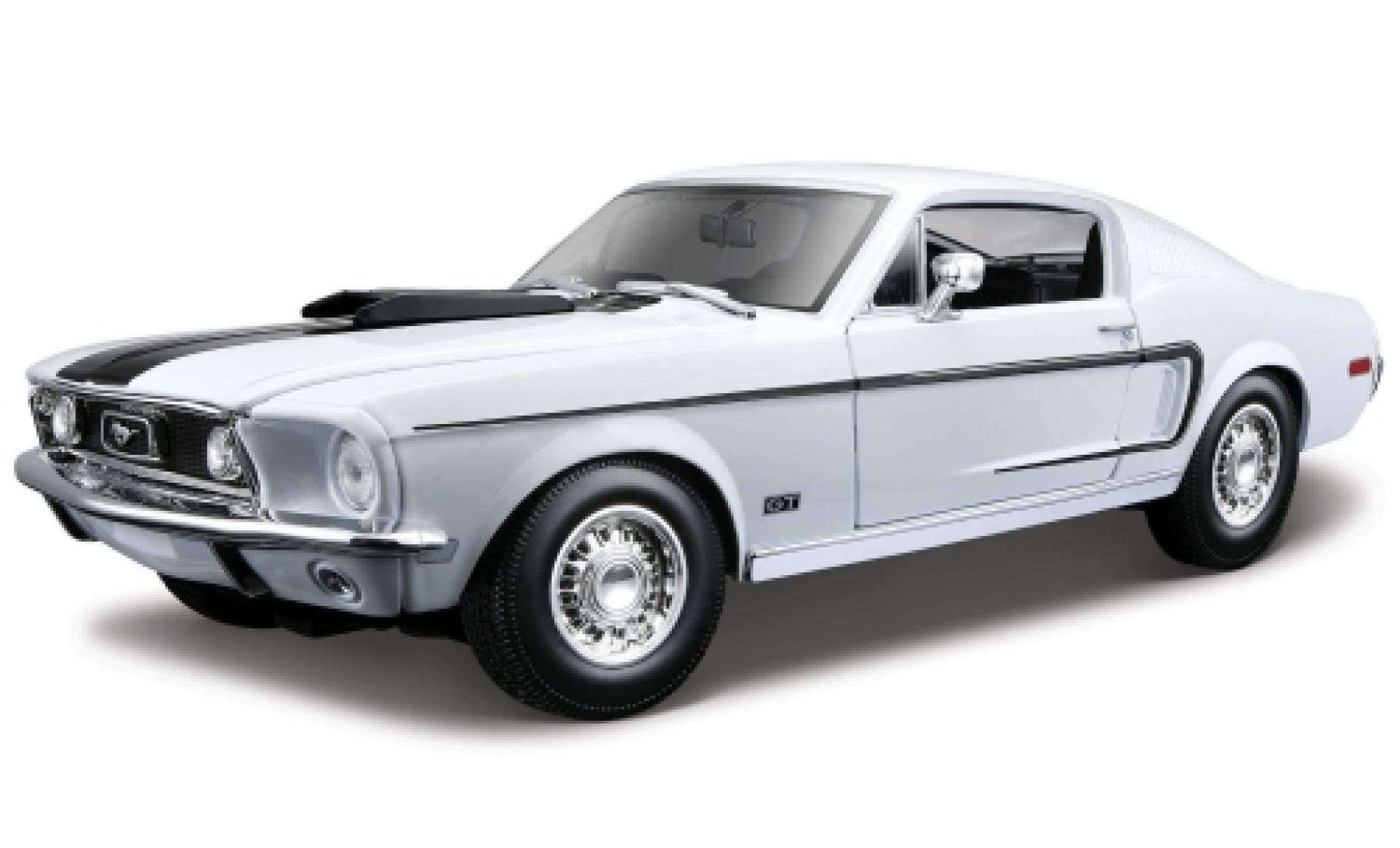Ford Mustang 1/18 Maisto GT Cob weiss 1:18 modellino in miniatura