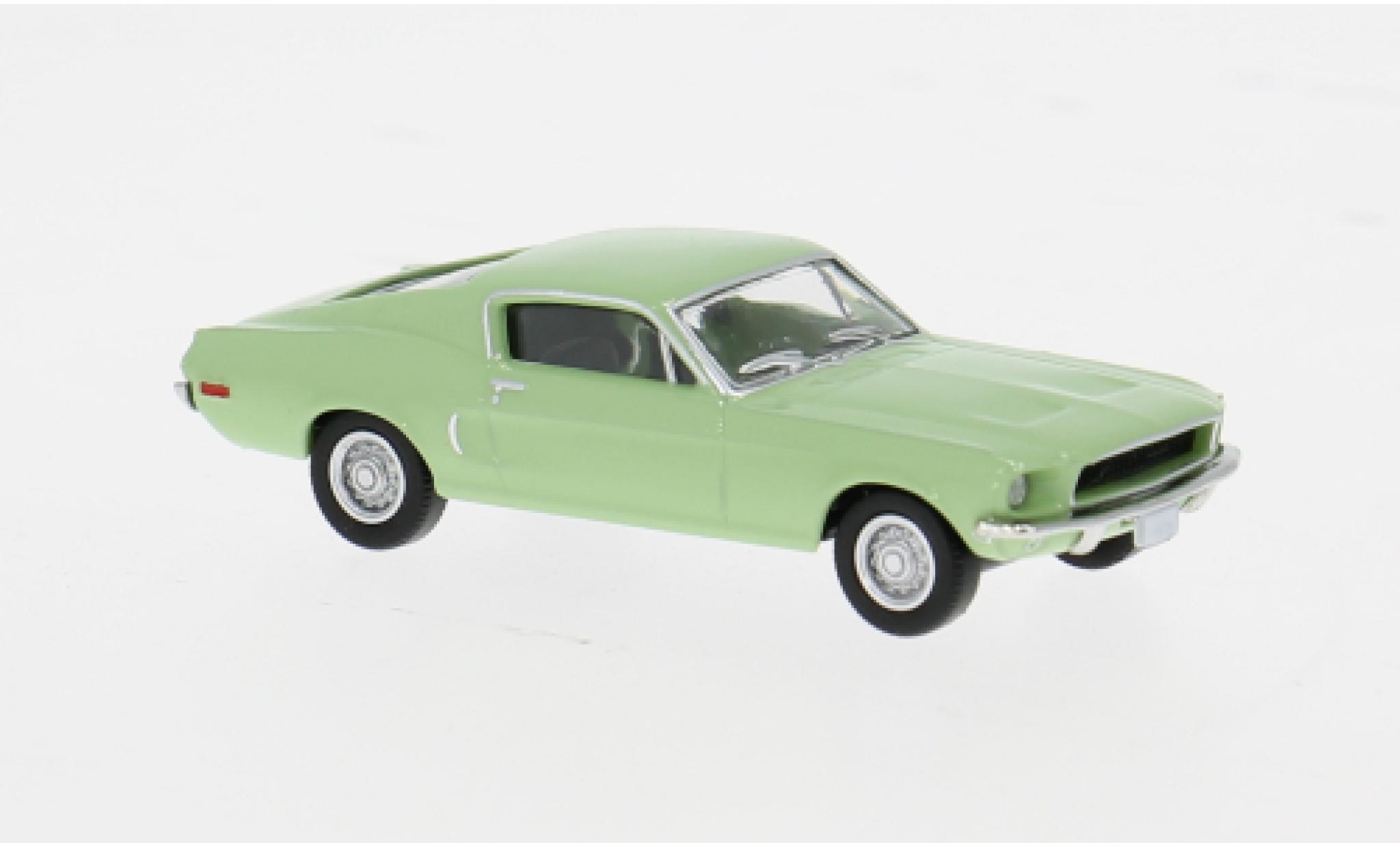 Ford Mustang 1/87 Brekina gr&Atilde;&frac14;n 1968 1:87 modellini auto