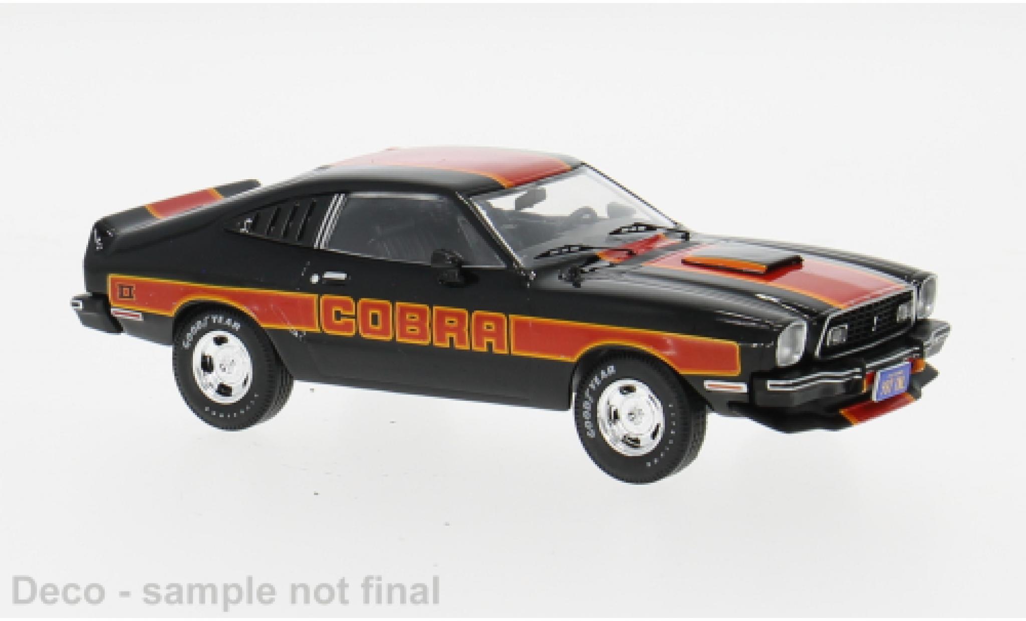 Ford Mustang 1/43 IXO II Cob schwarz 1:43 modellino in miniatura