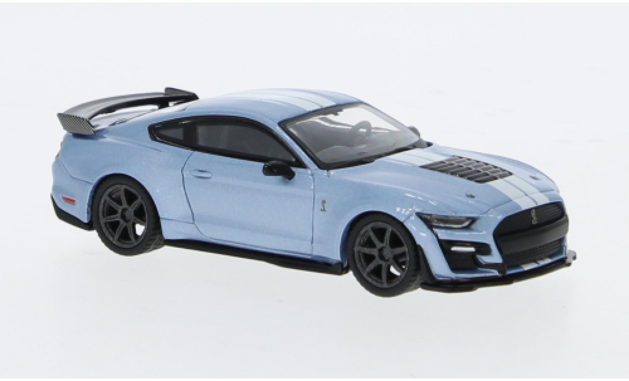 Ford Mustang 1/64 Mini GT Shelby blau 1:64 modellino in miniatura