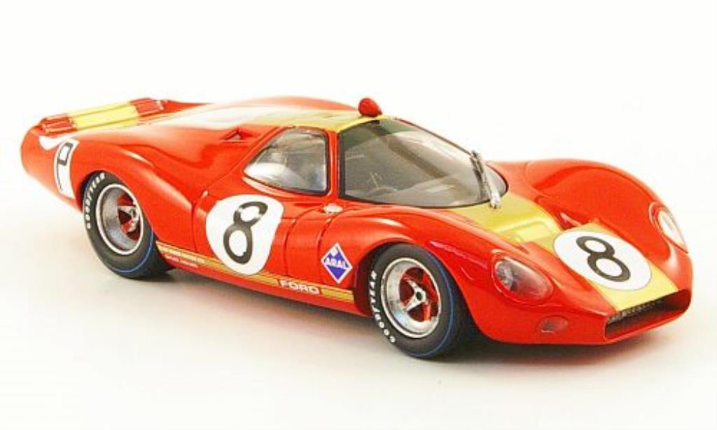 Ford P68 1/43 Minichamps F3L No.8 Alan Mann Racing Irwin/Rodriguez 1000 Km Nurburgring 1968 modellino in miniatura