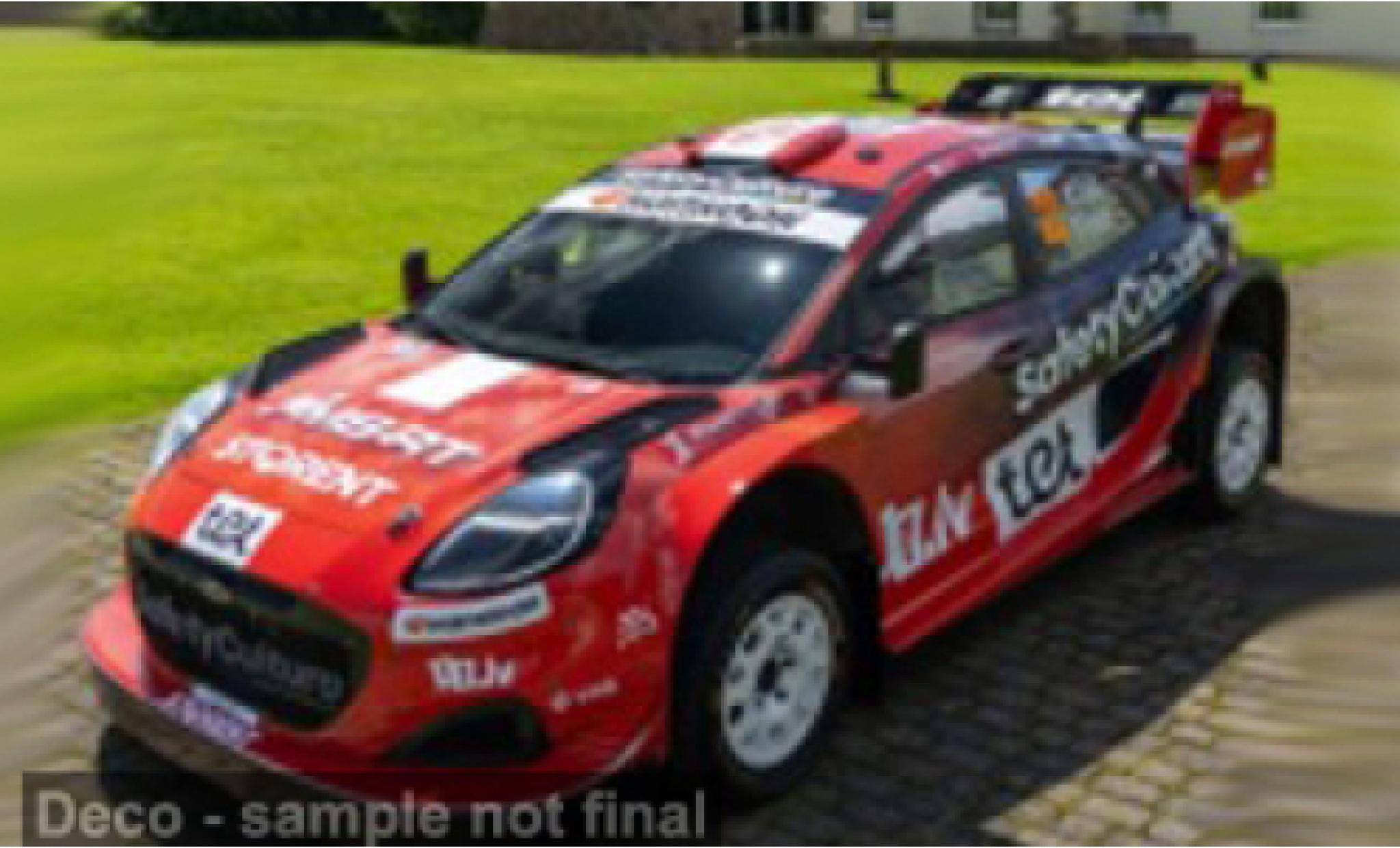 Ford Puma 1/18 Solido Rally 1 Hyprid Rally Estonia 2025 #22 M.Sesks/R.Francis 1:18 modellini auto