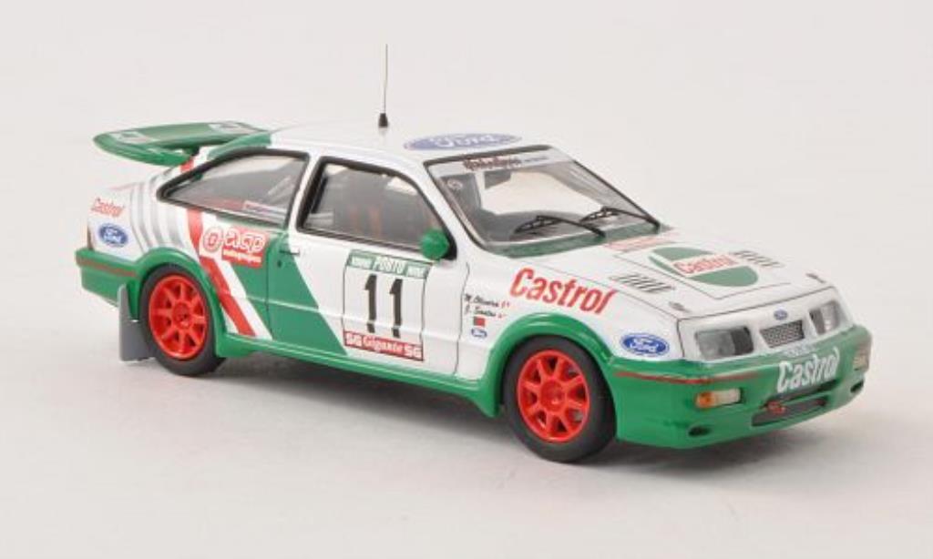 Ford Sierra Cosworth 1/43 Trofeu Cosworth No.11 Diabolique Motorsport Rally Portugal 1989 /M.Oliveira modellino in miniatura