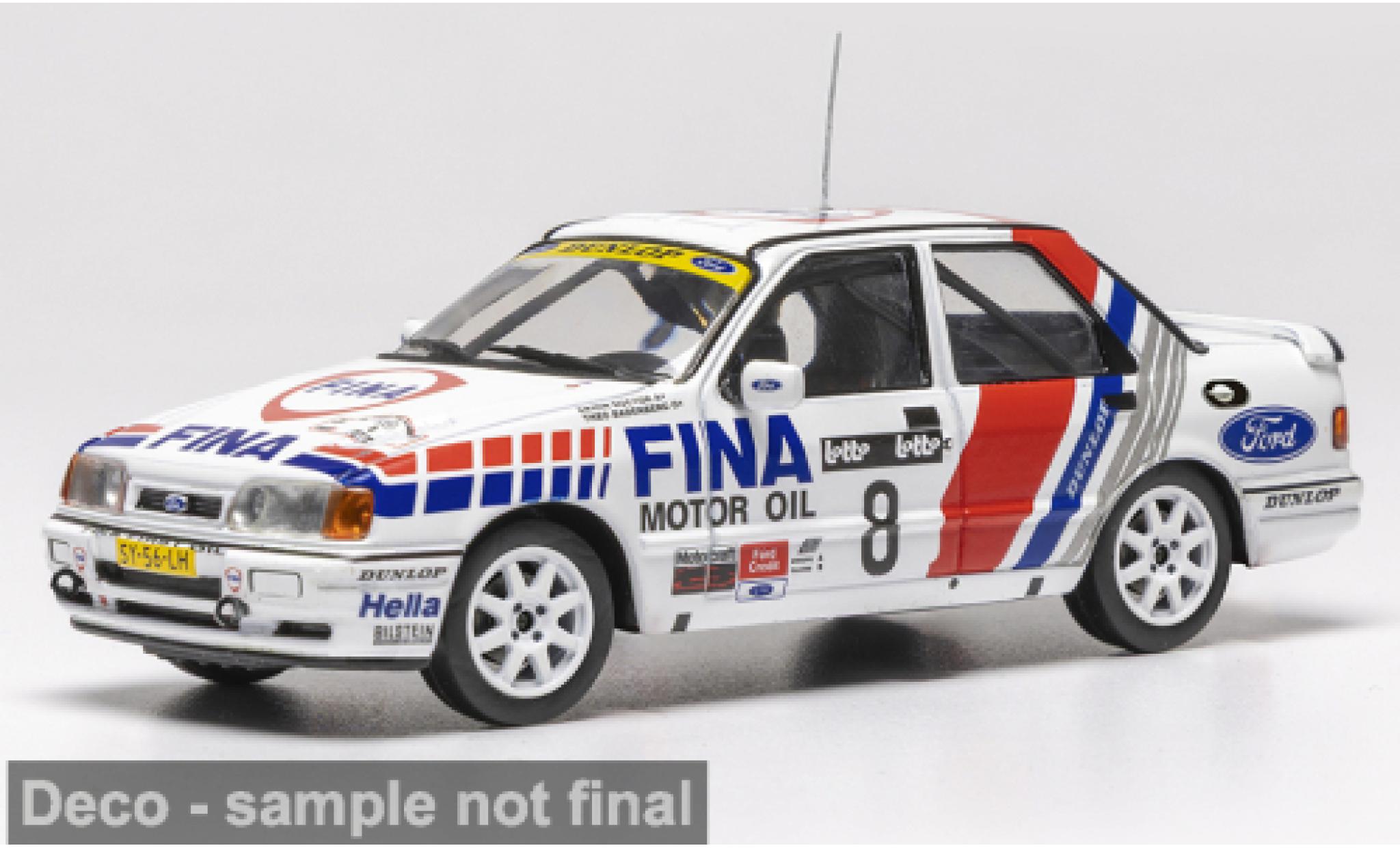 Ford Sierra 1/43 IXO RS Cosworth 4x4 Circuit des Ardennes 1990 #8 E.Doctor/T.Badenberg 1:43 modellini auto