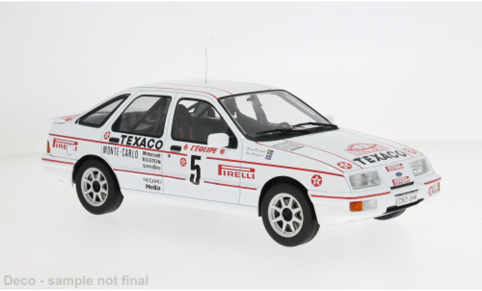 Ford Sierra 1/18 MCG XR 4x4 Rally WM Rally Monte Carlo 1987 Texaco #5 S.Blomqvist/B.Berglund 1:18 modellini auto