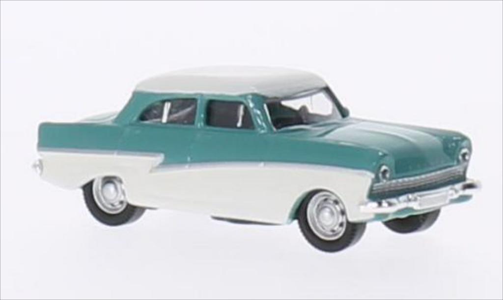 Ford Taunus 1/87 Schuco 17M turkis/bianco modellino in miniatura