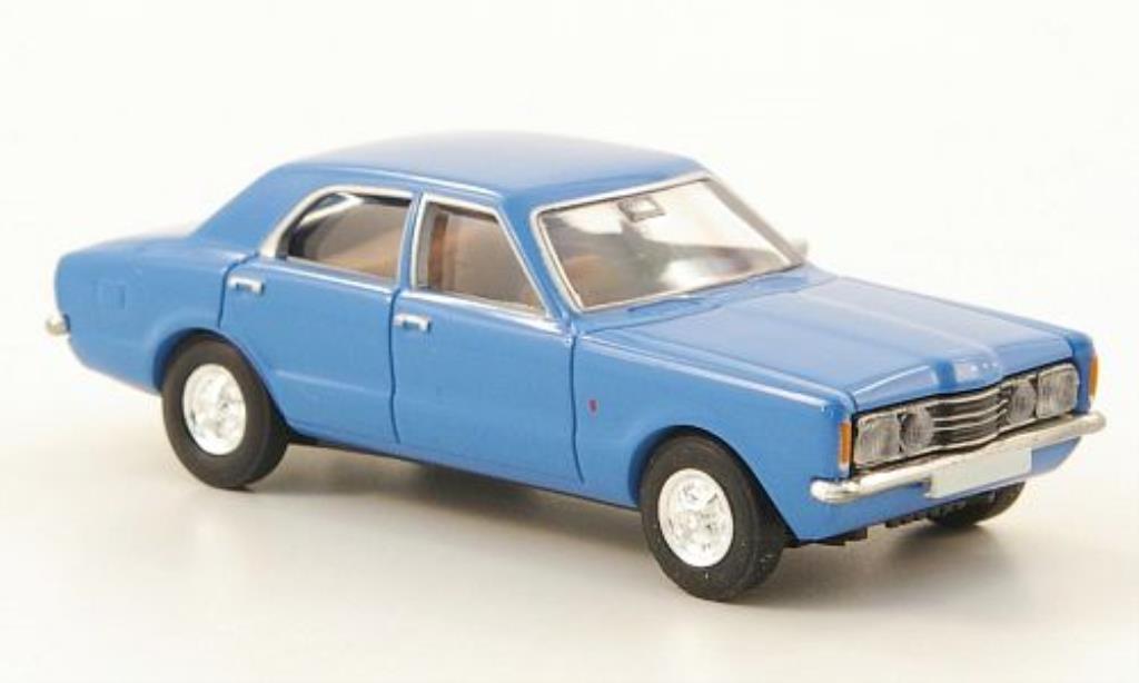 Ford Taunus 1/87 Brekina GT blu modellino in miniatura