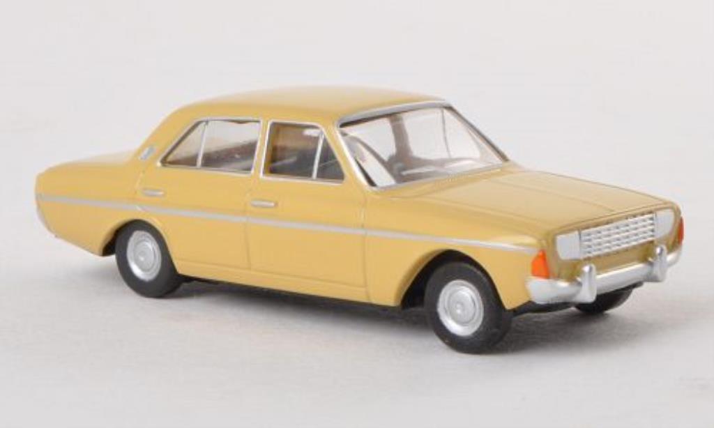 Ford Taunus 1/87 Herpa P5 beige modellino in miniatura