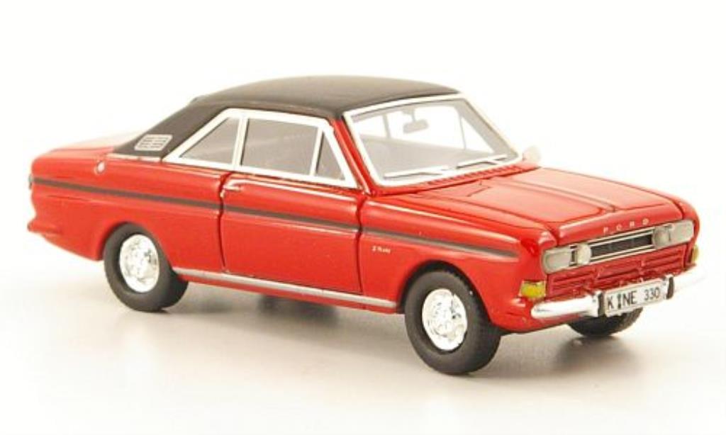 Ford Taunus 1/87 Neo P6 15M Coupe rosso/nero 1968 modellino in miniatura