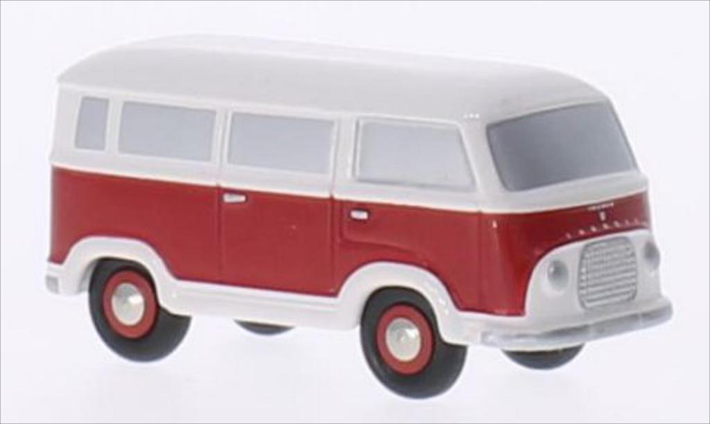 Ford Taunus 1/90 Schuco Transit FK 1000 rosso/bianco modellino in miniatura