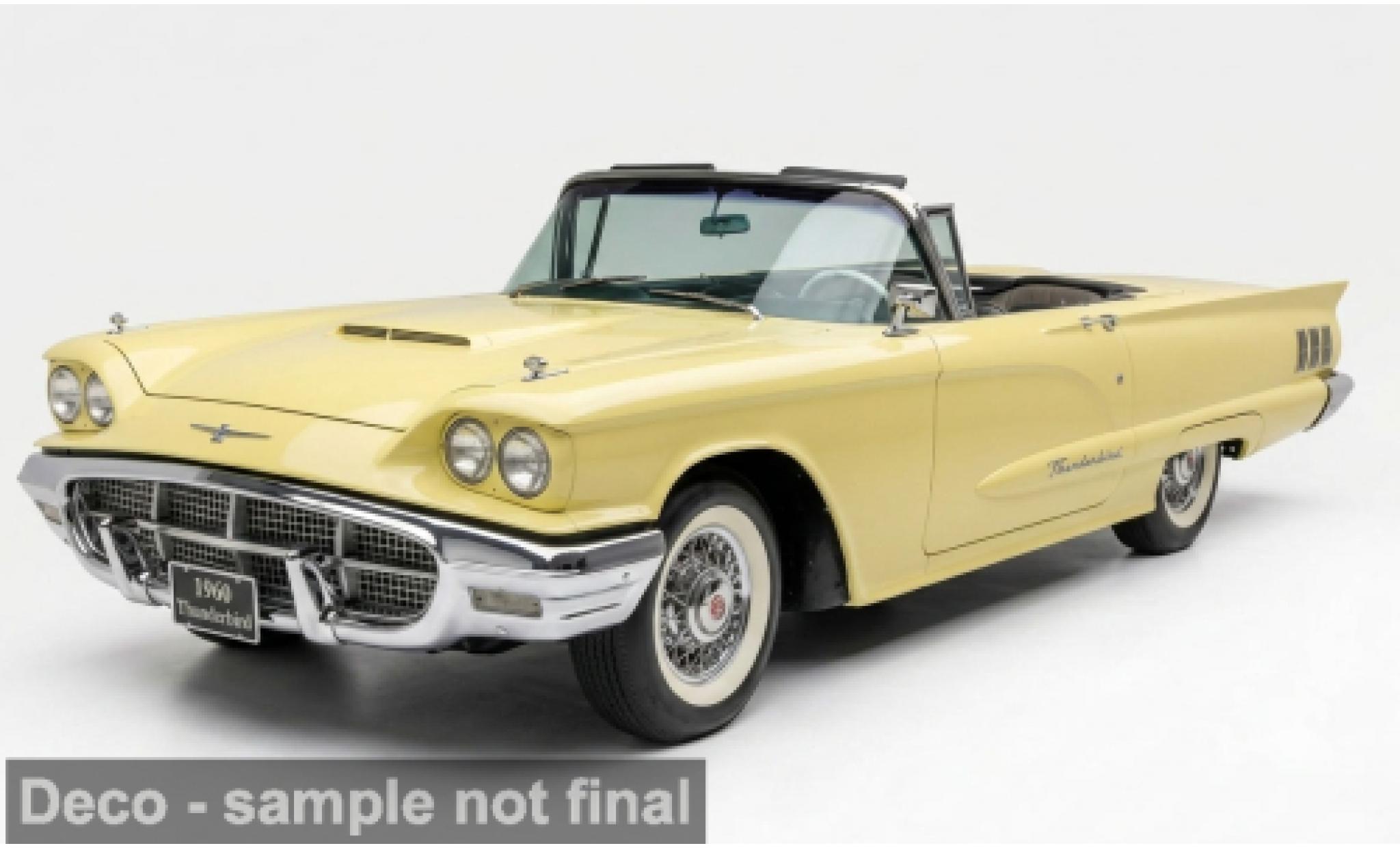 Ford Thunderbird 1/18 Sun Star gelb 1960 1:18 modellini auto