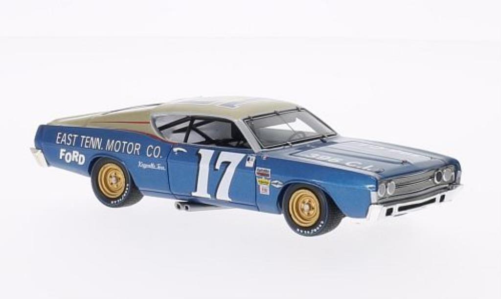 Ford Torino 1/43 Spark No.17 East Tenn. Motor Co. Darlington 400 1968 modellino in miniatura