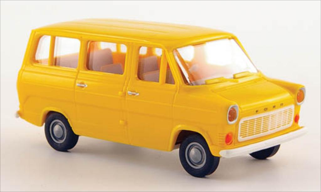 Ford Transit 1/87 Brekina IIb giallo 1970 modellino in miniatura