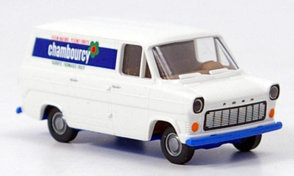 Ford Transit 1/87 Brekina IIb Kasten Chambourcy modellino in miniatura