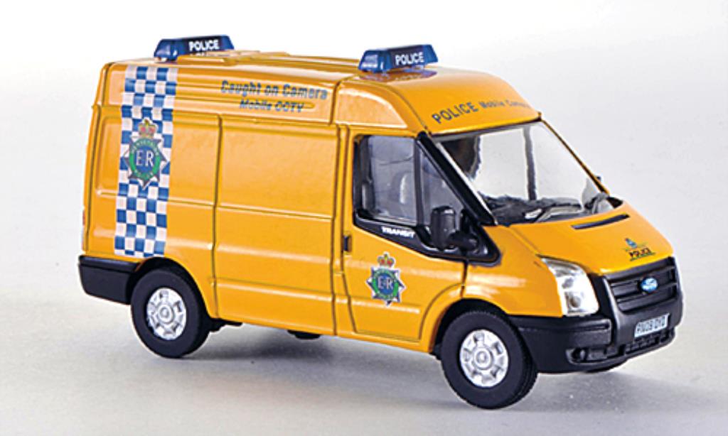 Ford Transit 1/76 Oxford Kasten Merseyside Police - Mobile CCTV Polizei (UK) 2010 modellino in miniatura