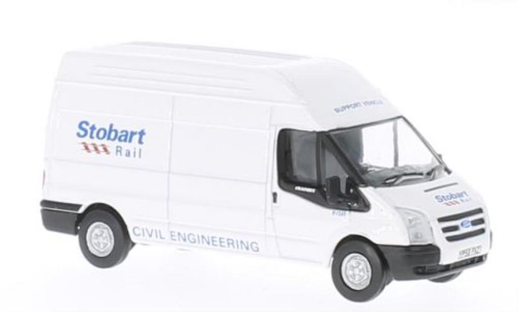 Ford Transit 1/76 Oxford LWB High Roof Stobart modellino in miniatura