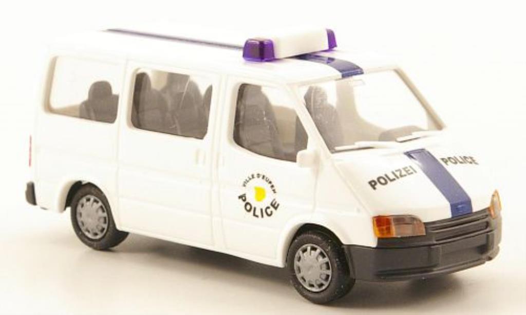 Ford Transit 1/87 Rietze MkIV Bus Ville DEupen Police (SM-B) modellino in miniatura