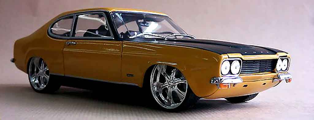 Ford Capri 1/18 Minichamps rs 2600 tuning modellino in miniatura