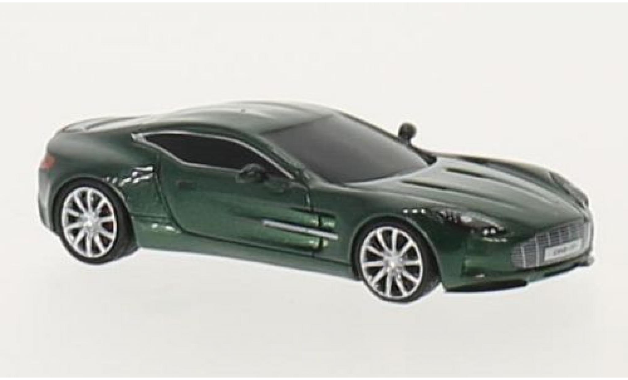 Aston Martin One 1/87 FrontiArt -77 metallico verde modellino in miniatura