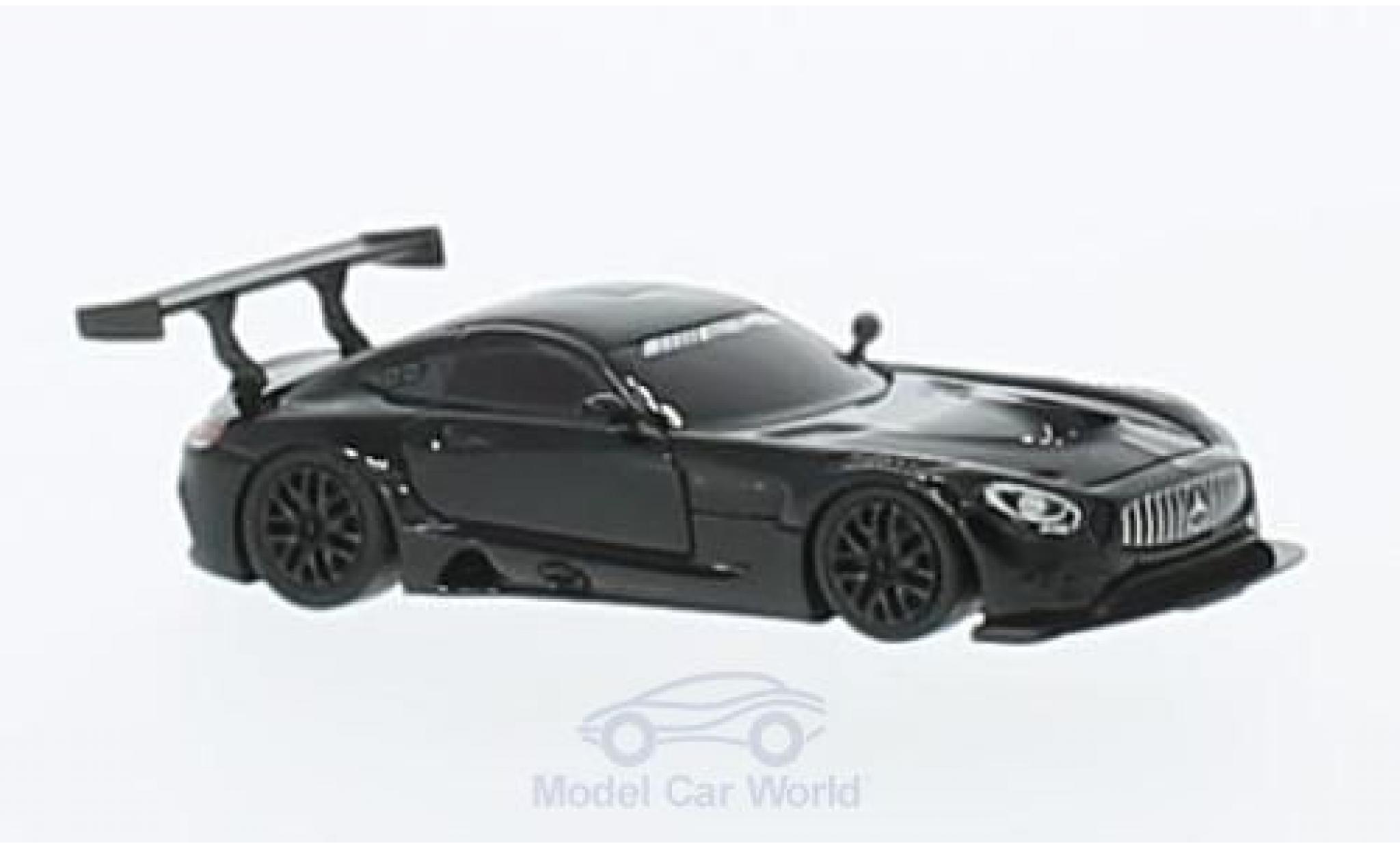 Mercedes AMG GT 1/87 FrontiArt 3 nero modellino in miniatura