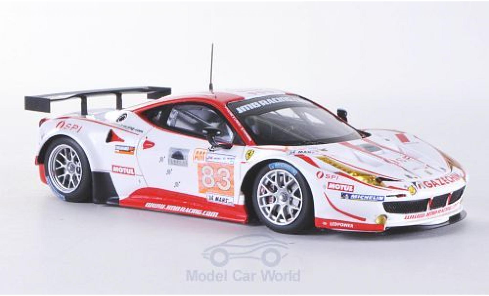 Ferrari 458 Italia GT2 1/43 Fujimi Italia GT2 No.83 JMB Racing 24h Le Mans 2012 modellino in miniatura