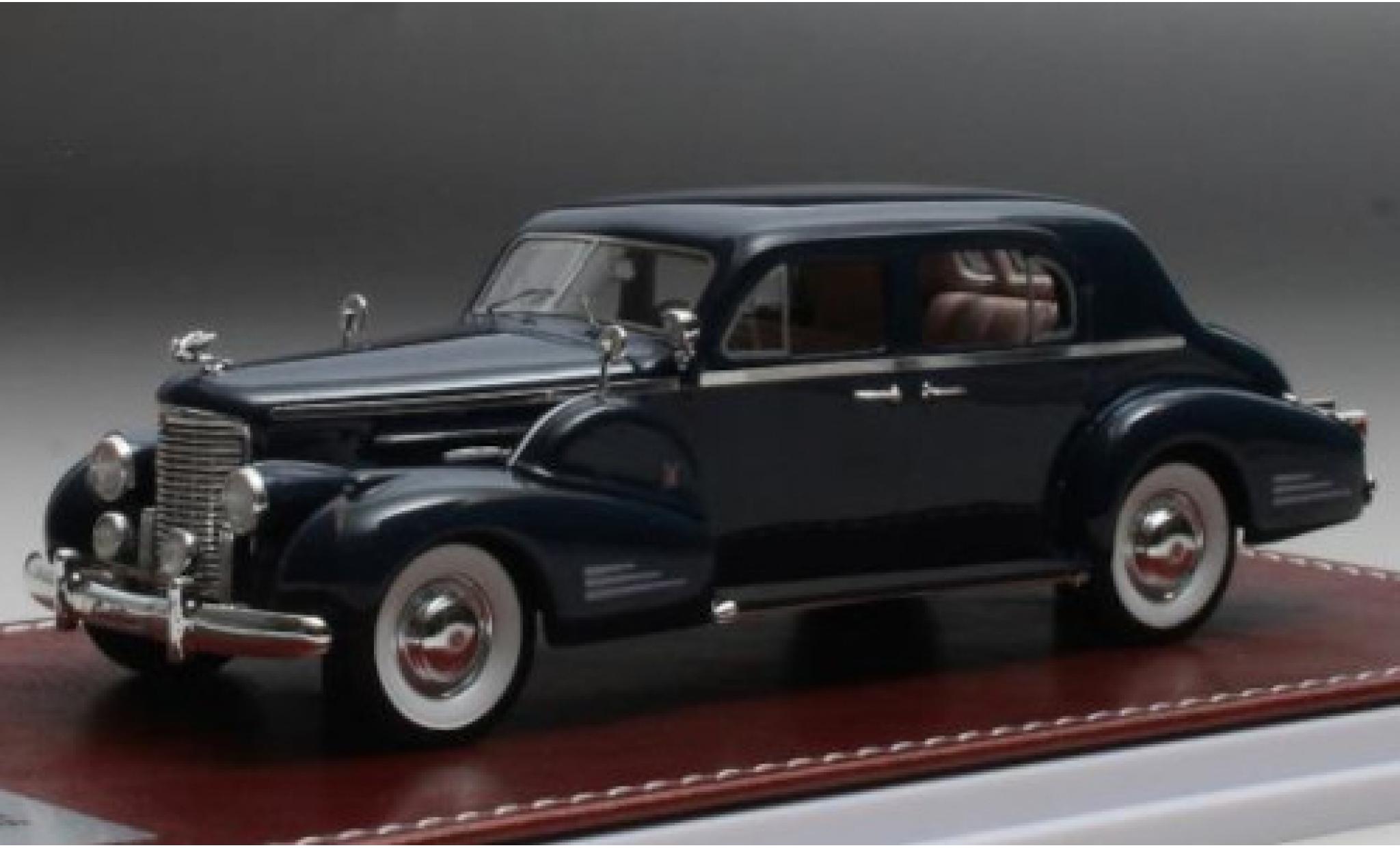 Cadillac V16 1/43 GIM   Great Iconic Models Series 90 Town Sedan blu 1938 modellino in miniatura