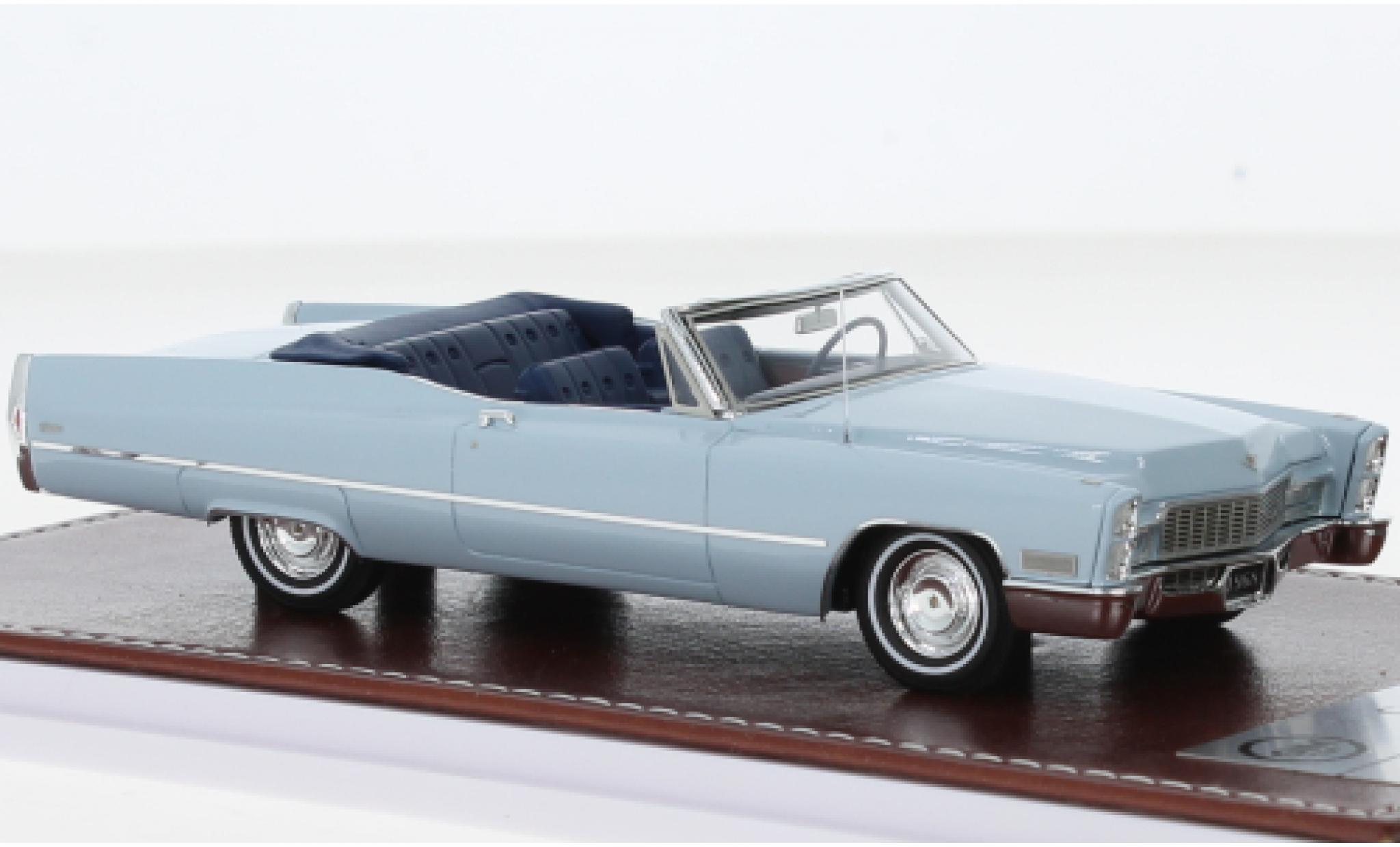 Cadillac Deville 1/43 GIM   Great Iconic Models DeVille Convertibile blu 1968 modellino in miniatura