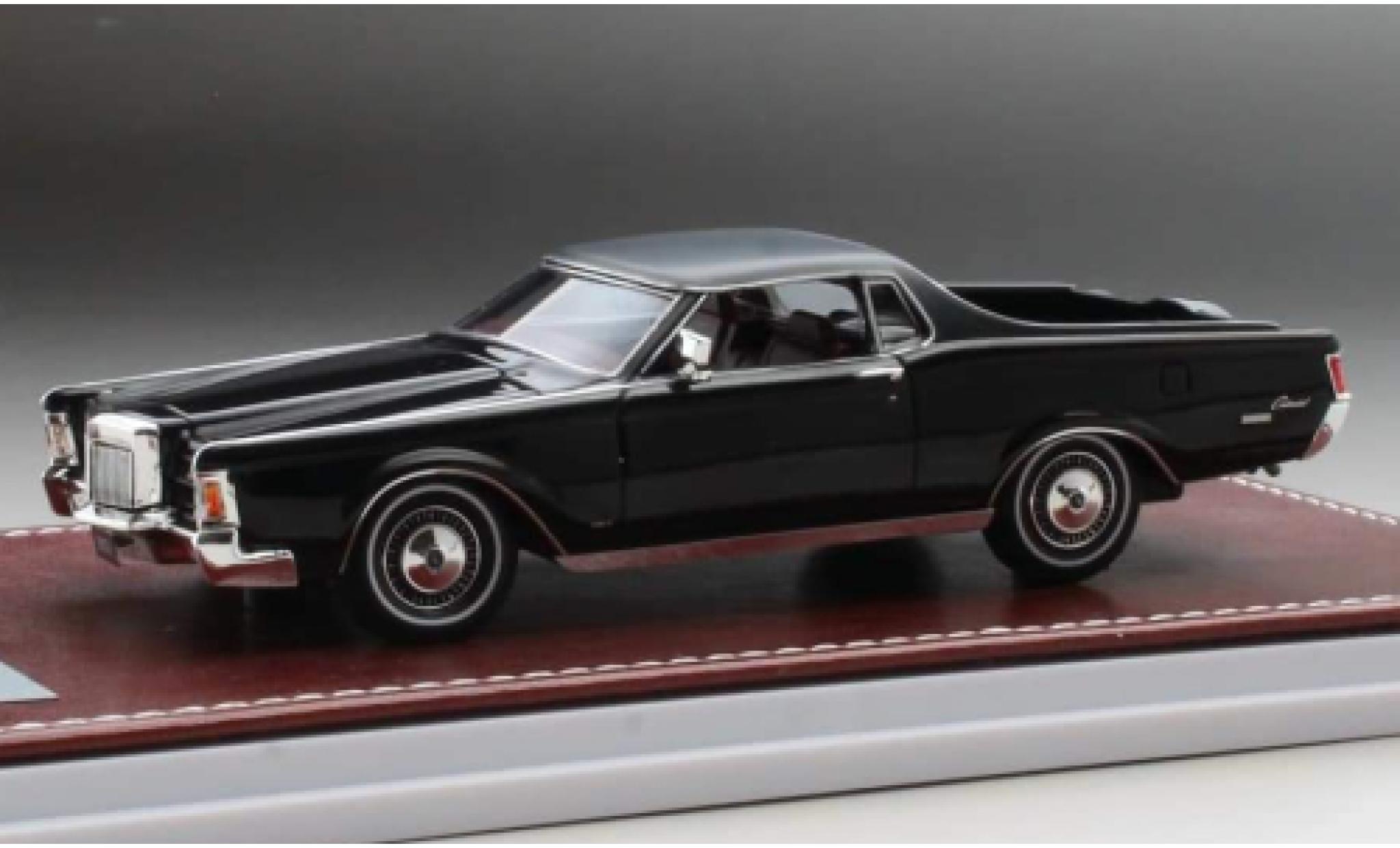 Lincoln Continental 1/43 GIM   Great Iconic Models Mark III Farm and Ranch Special nero 1971 modellino in miniatura