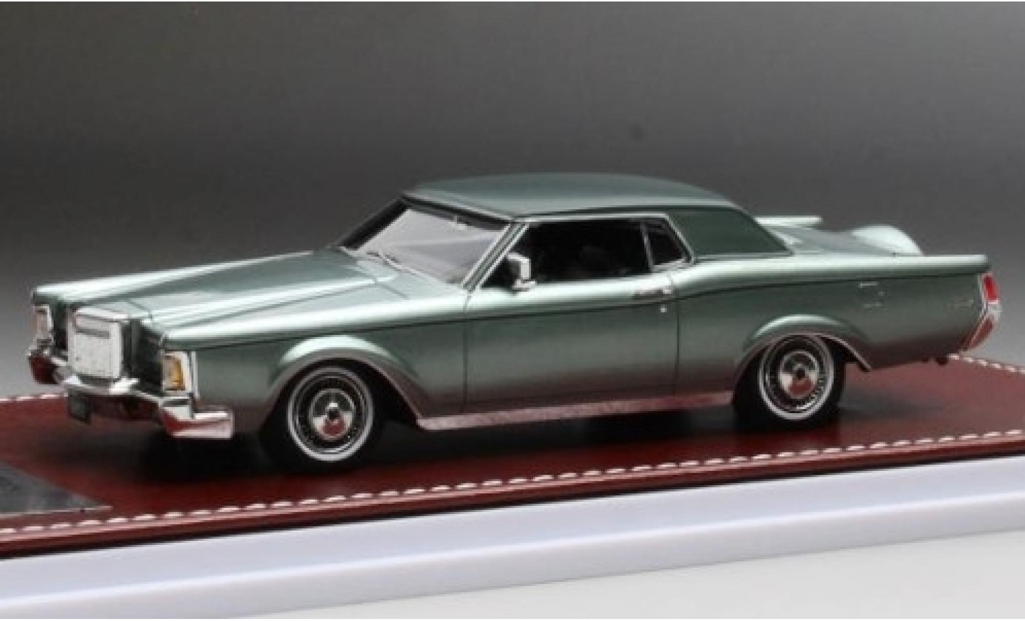 Lincoln Mark 1/43 GIM   Great Iconic Models III metallico verde/matt-verde 1971 modellino in miniatura