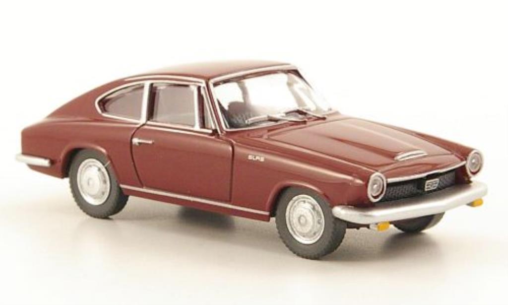 Glas 1700 1/87 Wiking GT Coupe rosso modellino in miniatura