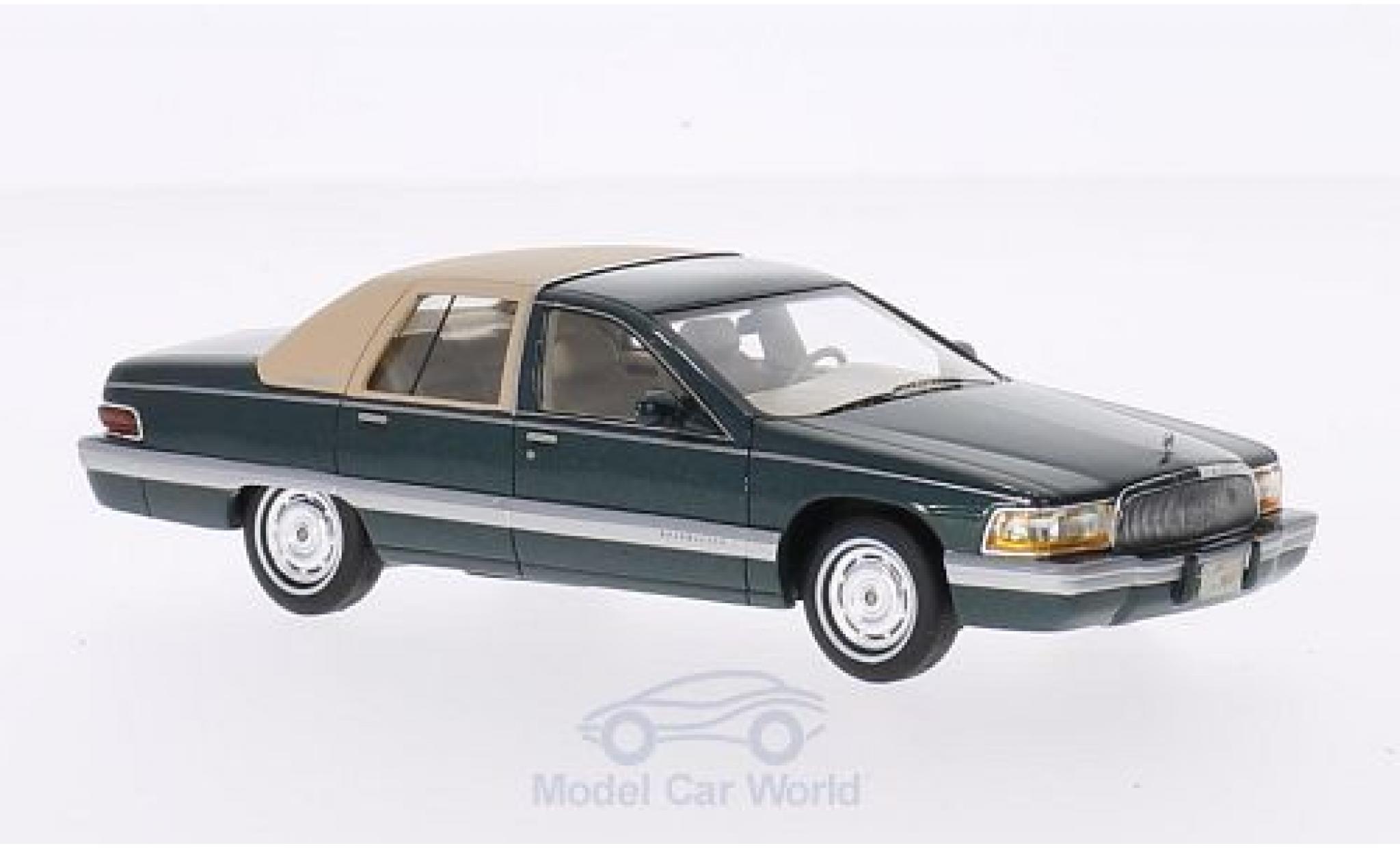 Buick Roadmaster 1/43 GLM verde/beige 1994 modellino in miniatura
