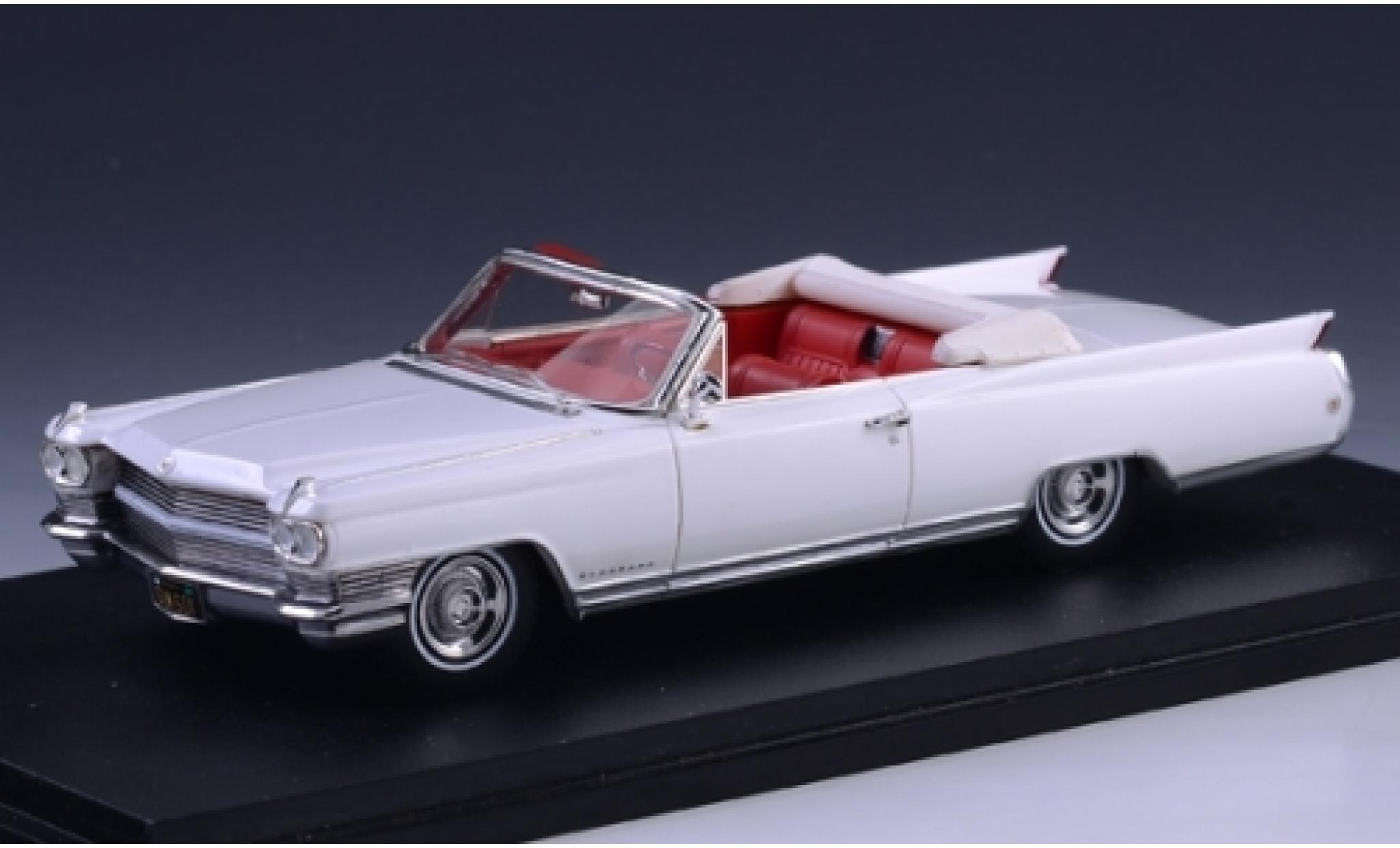 Cadillac Eldorado 1/43 GLM Convertibile bianco 1964 modellino in miniatura