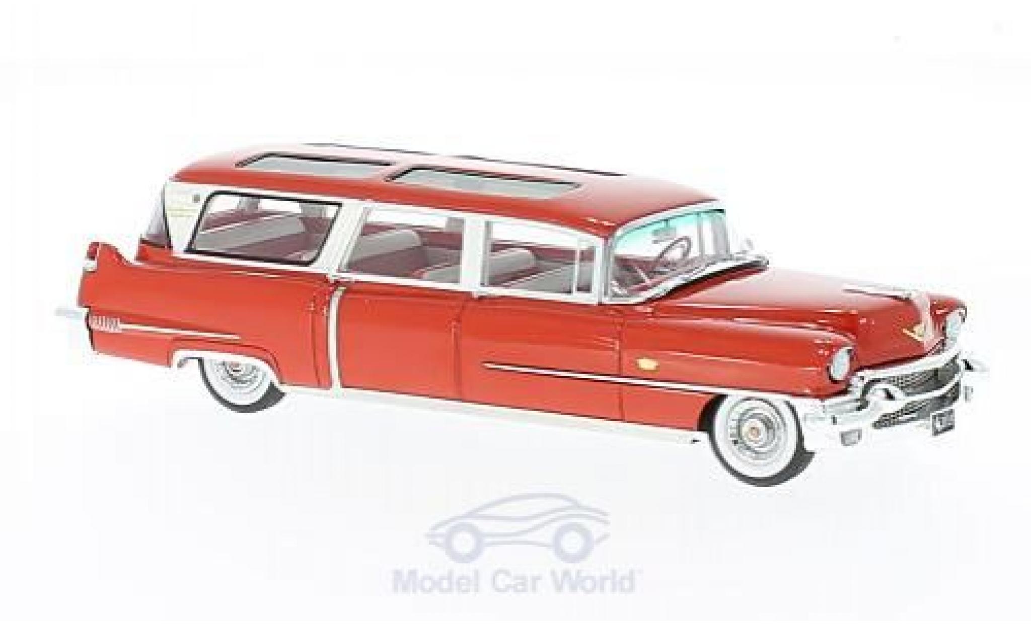 Cadillac S & S 1/43 GLM Broadmoor Skyview rosso 1956 modellino in miniatura