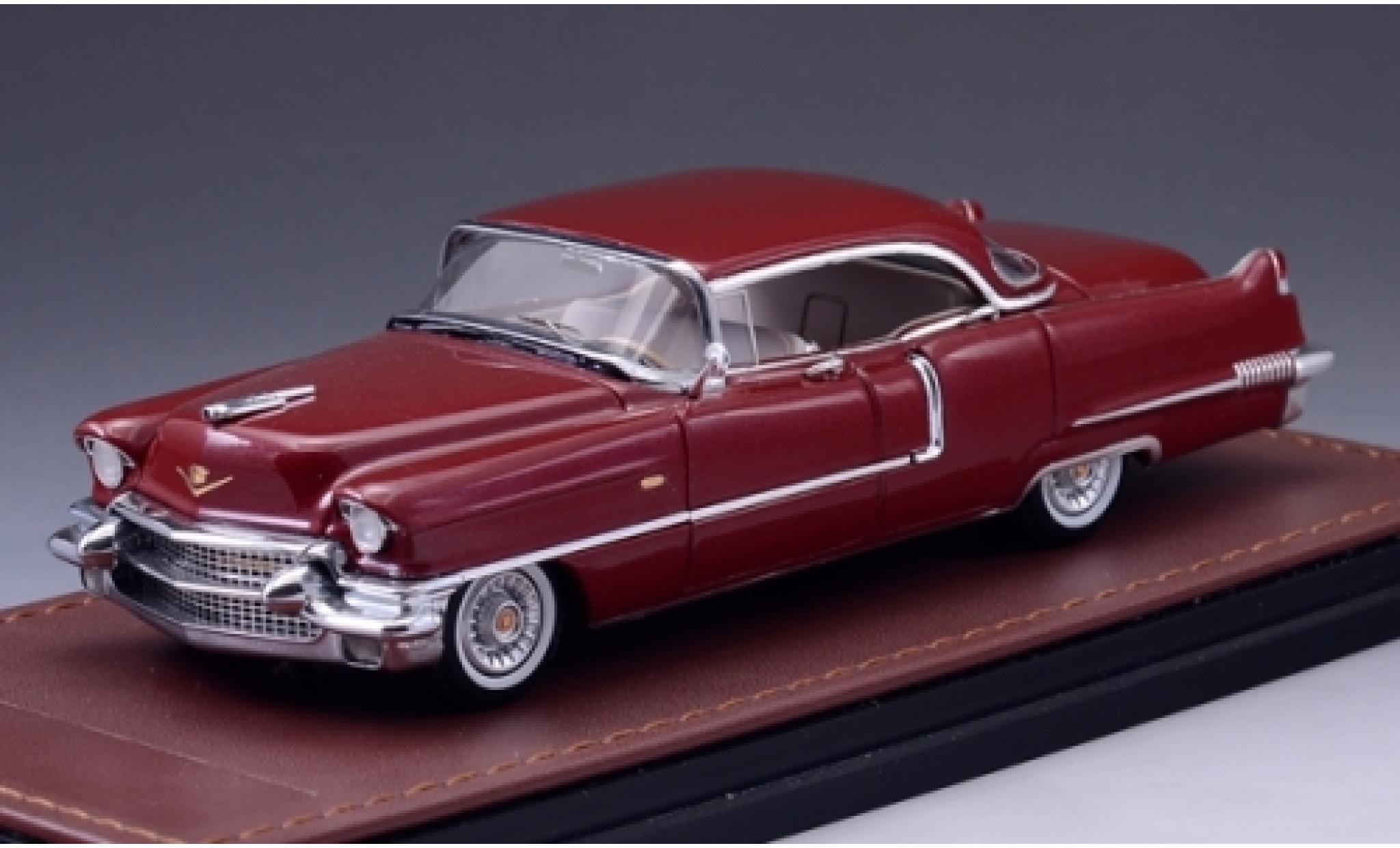 Cadillac Sedan 1/43 GLM Deville rosso 1956 modellino in miniatura