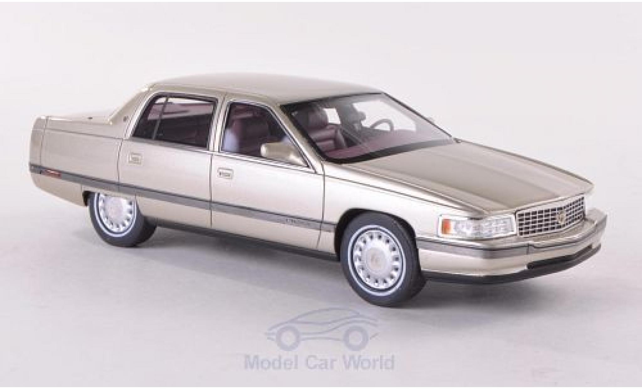Cadillac Sedan 1/43 GLM DeVille metallico beige 1994 modellino in miniatura