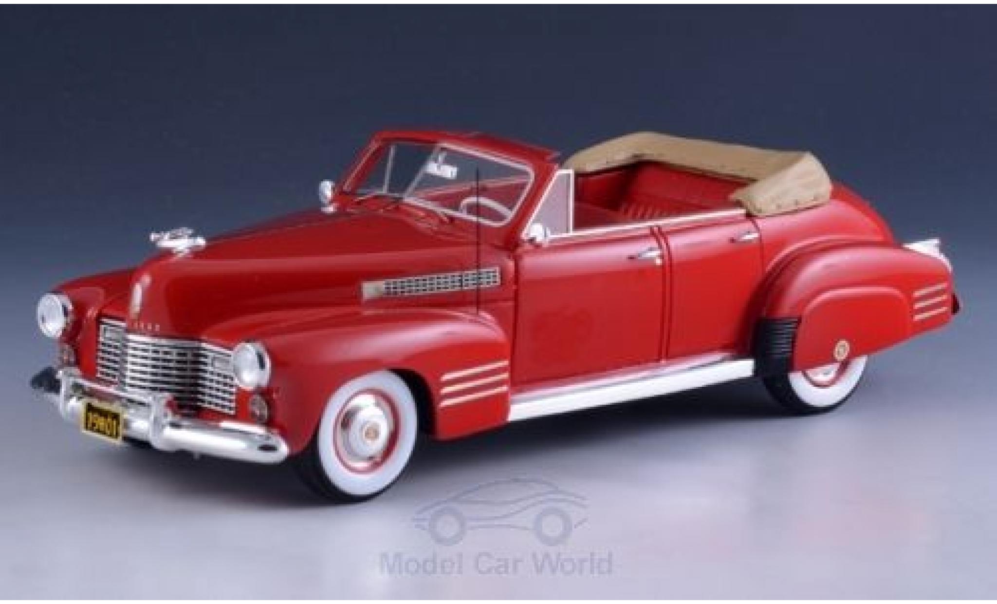 Cadillac Series 62 1/43 GLM Convertibile Sedan rosso 1941 modellino in miniatura