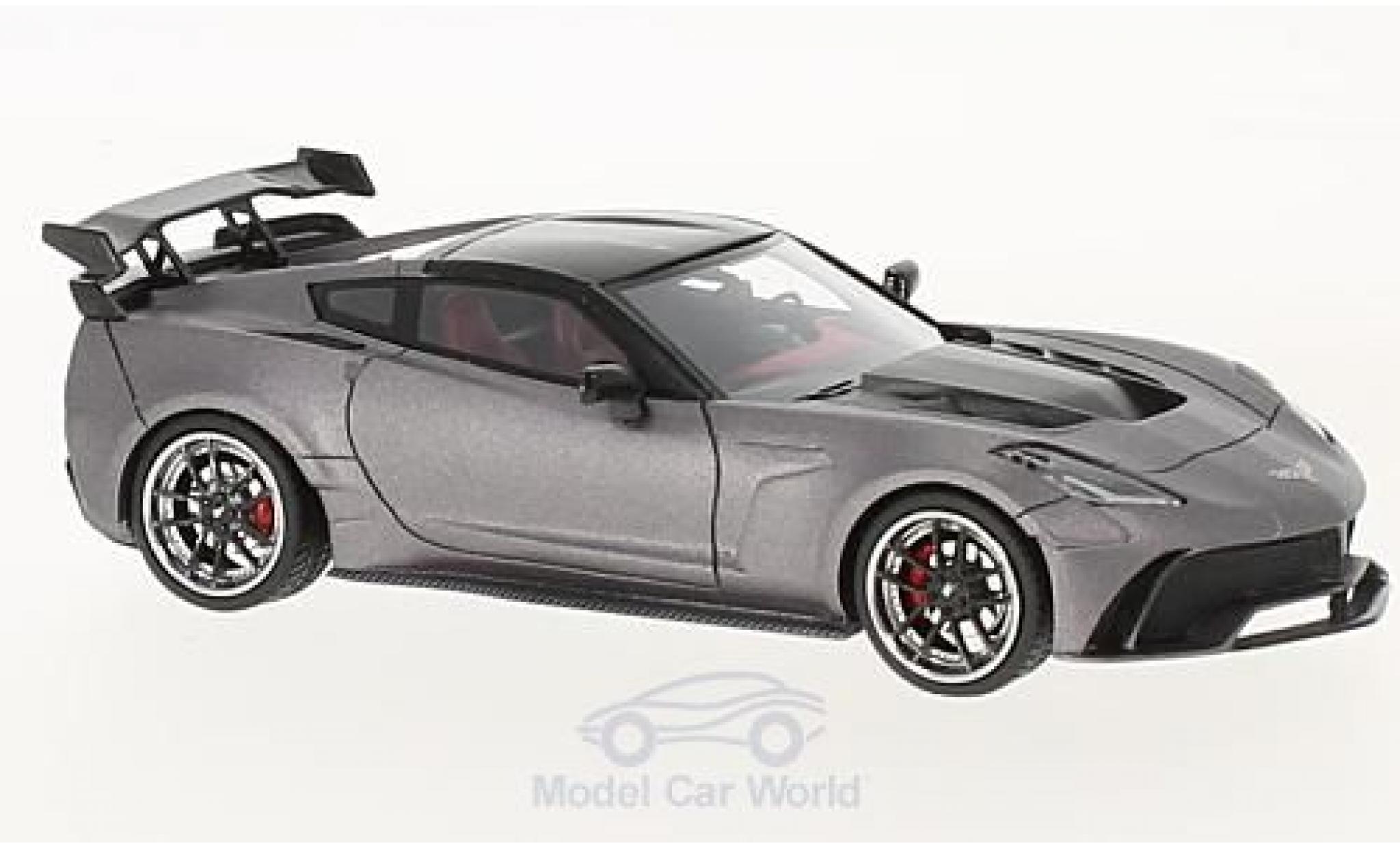 Chevrolet Corvette C7 1/43 GLM Widebody DarwinPRO Black Sails matt-grigio/nero 2016 modellino in miniatura