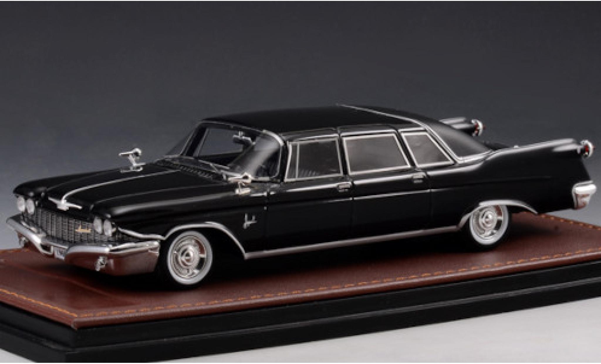 Chrysler Imperial 1/43 GLM Crown Ghia Limousine nero/matt-nero 1960 modellino in miniatura