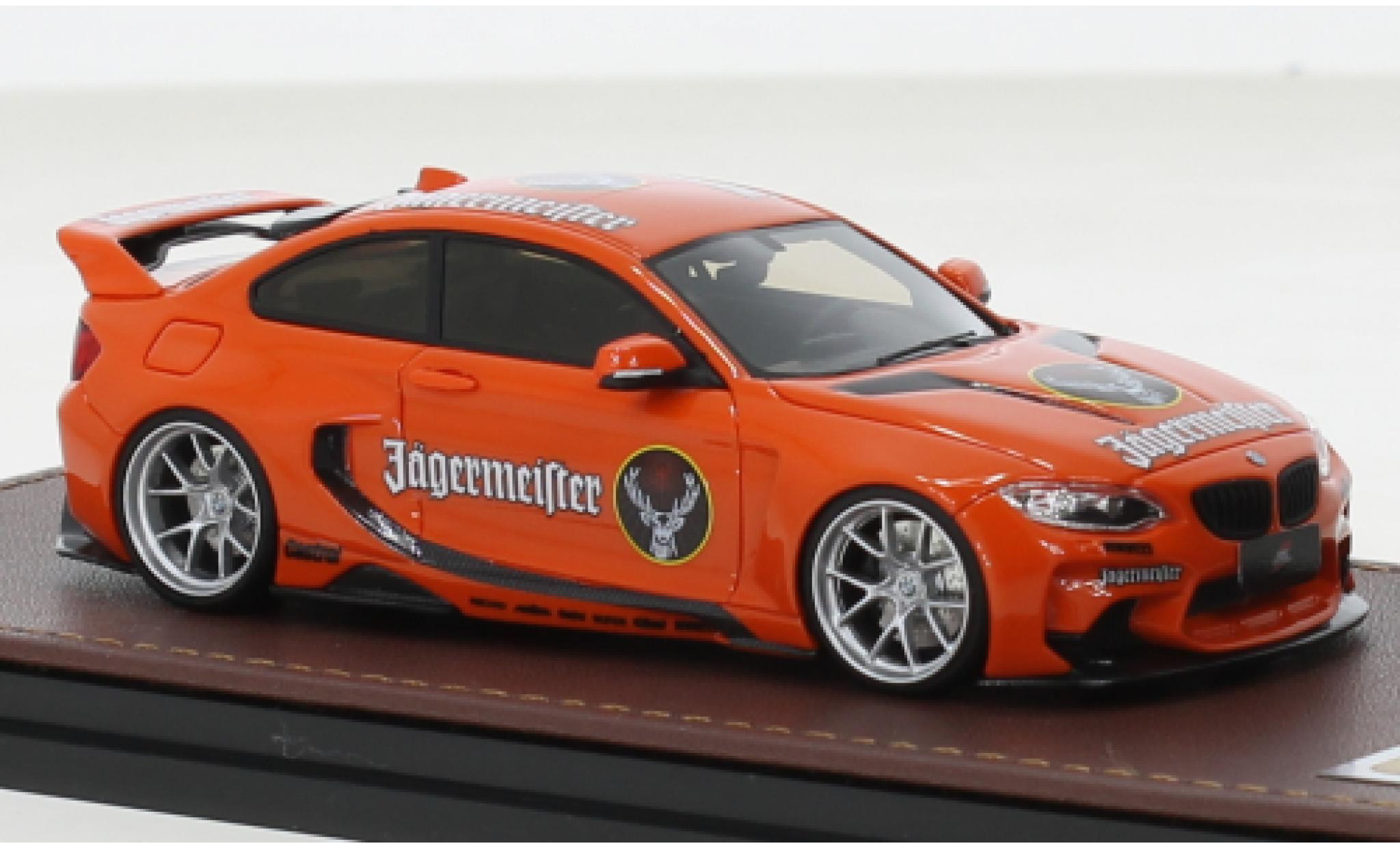 Bmw M235 1/43 GLM i DarwinPro MTC Design Black Sails orange modellino in miniatura
