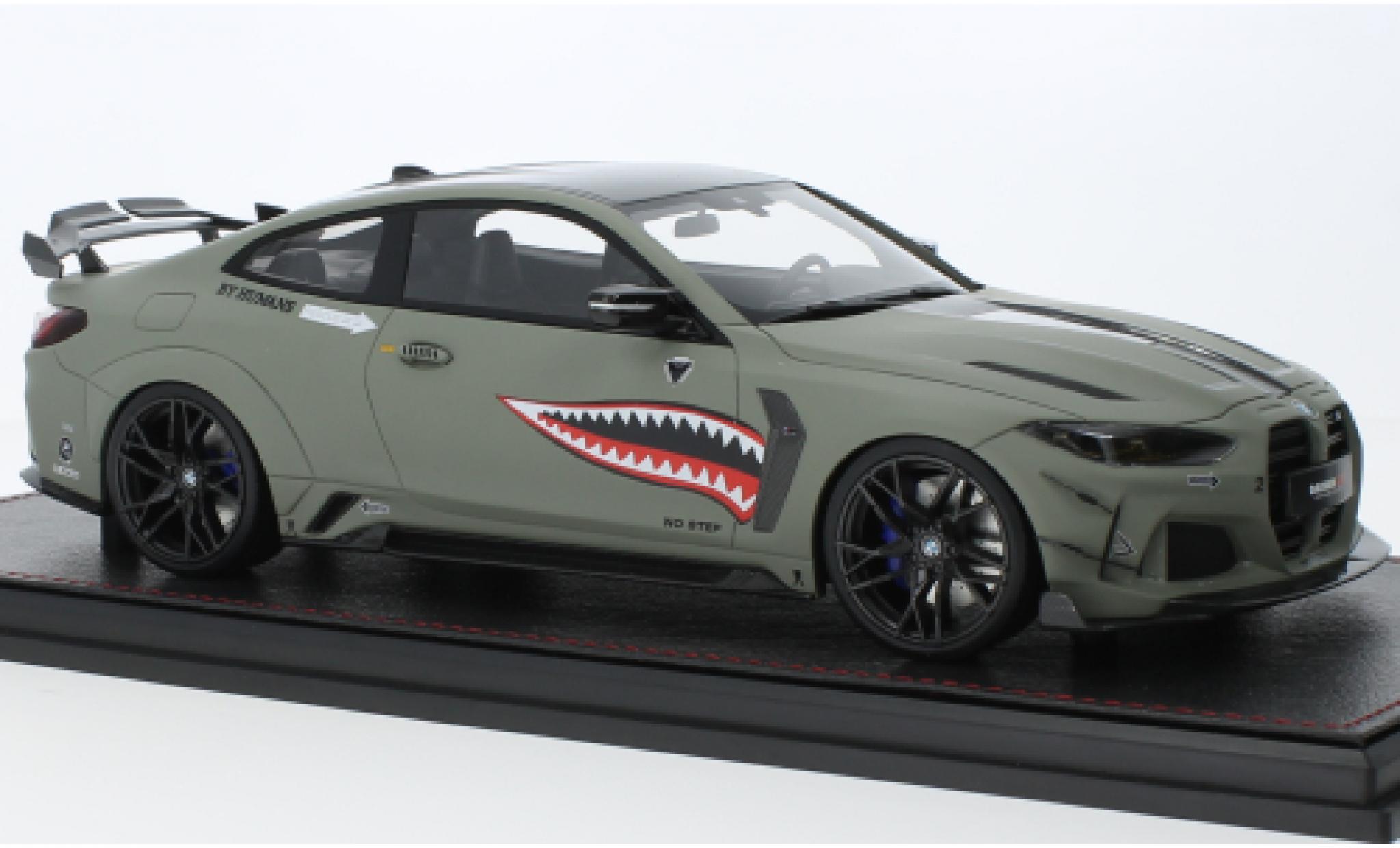 Bmw M4 1/18 GLM (G82) ByHumans Louisiana WBK grigio clair 2022 modellino in miniatura