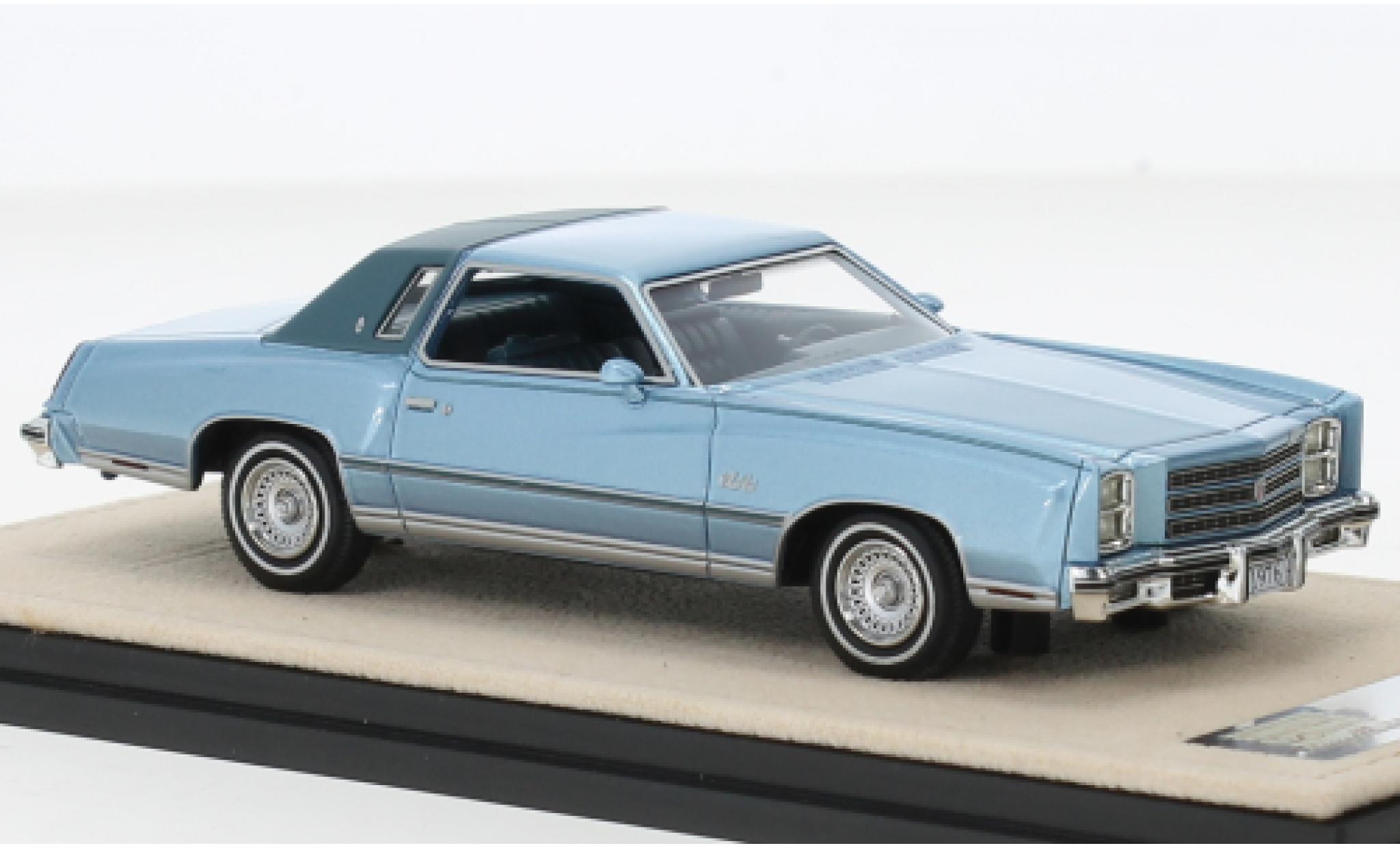 Chevrolet Monte Carlo 1/43 GLM metallise blu/matt-blu 1976 modellino in miniatura