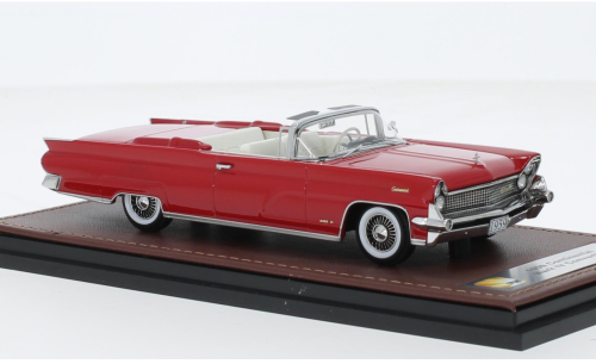 Lincoln Continental 1/43 GLM Mark IV Cabriolet rosso 1959 modellino in miniatura